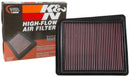 K&N 2017 Nissan Titan V8-5.6L F/I Drop In Replacement Air Filter-14