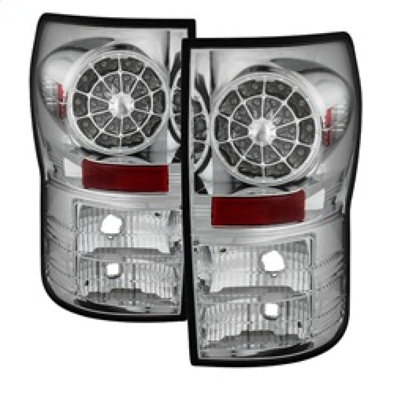 Spyder Toyota Tundra 07-13 LED Tail lights Chrome ALT-YD-TTU07-LED-C - 0