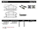StopTech Performance 04-08 Cadillac XLR/XLR-V / 97-10 Corvette / 05-06 Pontiac GTO Front Brake Pads-7