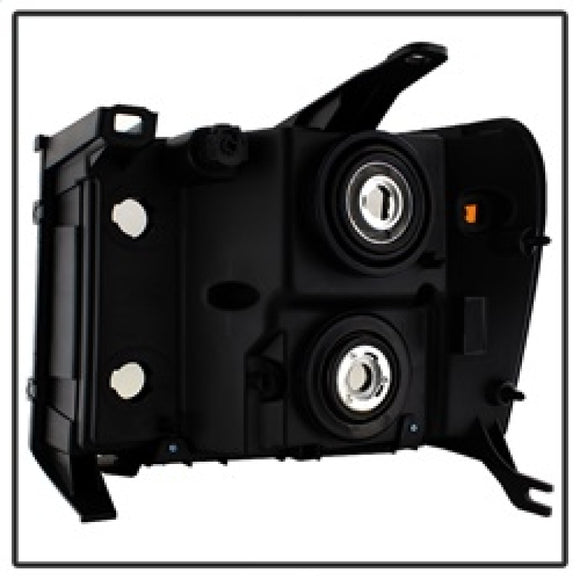 xTune GMC Sierra 07-13 Crystal Headlights Black HD-JH-GSIE07-AM-BK
