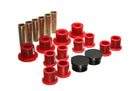 Energy Suspension 98-11 Ford Ranger Red Rear Leaf Spring Bushing Set-1