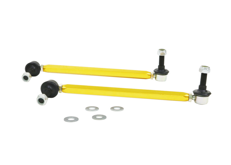 Whiteline 18-19 Kia Stinger Front Sway Bar Link Assembly Heavy Duty Adjustable Steel Ball - 0