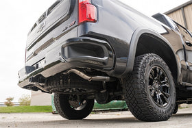 Corsa 2022-2024 Chevrolet Silverado 1500 Cat-Back Dual Rear Exit with Turn Down Tail Pipes - 0