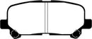 EBC 07-13 Acura MDX 3.7 Greenstuff Rear Brake Pads (For 12.6in. Rotors)-4