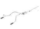 Borla 14 Silv/Sierra C/B Exhaust ATAK 1500 5.3L V8 AT/MT 2&4WD Ext Cab (78.7) WB - Black Chrome-2