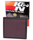 K&N Replacement Air Filter - Panel for 13 Chevrolet Malibu 2.5L/2.0L-12