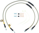 StopTech 00-06 Suburban 2500 2WD / 03-06 4WD / 03-07 Hummer H2 Stainless Steel Front Brake Line Kit-4