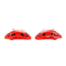 Power Stop 00-02 Dodge Ram 2500 Front Red Calipers w/Brackets - Pair-1
