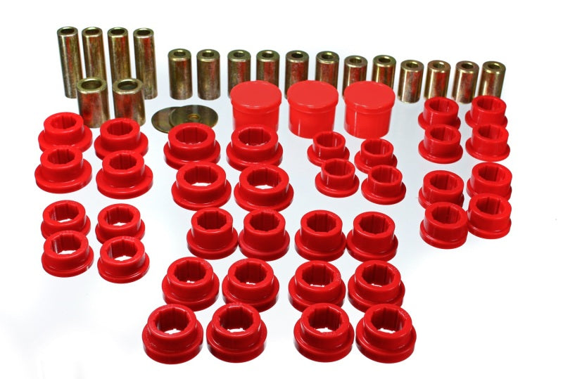 Energy Suspension 02-09 350Z / 03-07 Infiniti G35 Coupe Red Rear Control Arm Bushing Set - 0