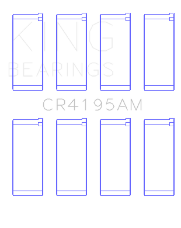 King Engine Bearings Chrysler 420A Connecting Rod Bearing Set - Size STD