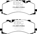 EBC 2016+ Audi Q7 3.0L Supercharged Yellowstuff Front Brake Pads-4