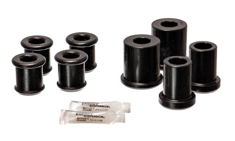 Energy Suspension 04-09 Cadillac XLR/XLR-V / 97-12 Corvette Black Front End C/A Bushing Set - 0