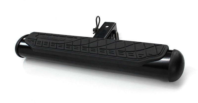 Go Rhino 4in Oval Hitch Step - Black - 0