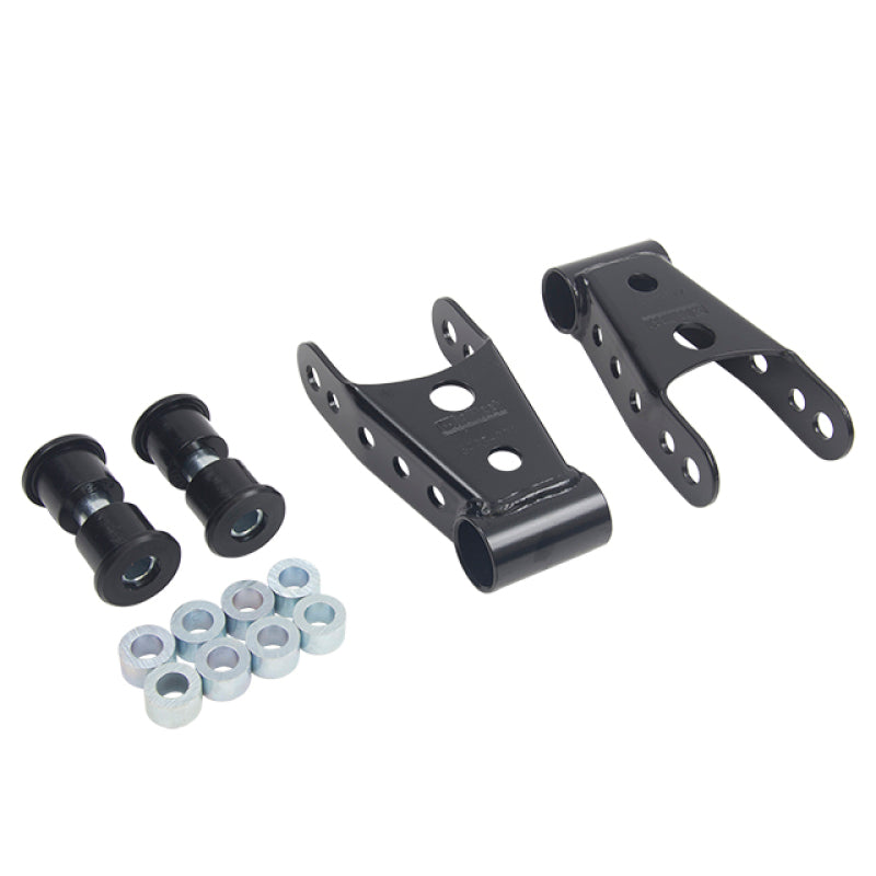 Belltech SHACKLE KIT 15-16 Ford F150 (All Cabs Short Bed Only) 4WD 1in / 2in Rear Drop - 0