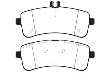 EBC 2015+ Mercedes-Benz C63 S AMG (W205) 4.0L Twin Turbo Bluestuff Rear Brake Pads - 0