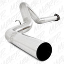 MBRP 07-10 Chevy/GMC 2500/3500 Duramax LMM 4in Filter Back Single Side T409 No Muffler-2