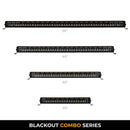 Go Rhino Universal Blackout Combo Series 50in Double Row LED Light Bar w/ Amber Lighting - Black-4