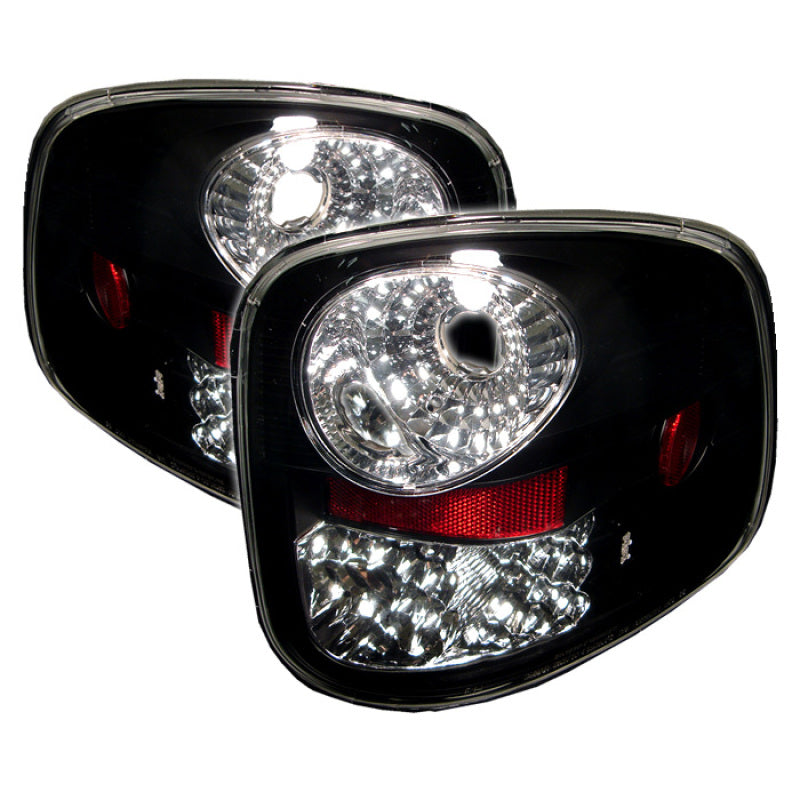 Spyder Ford F150 Flareside 97-03 LED Tail Lights Black ALT-YD-FF15097FS-LED-BK - 0