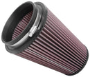 K&N Universal Clamp-On Air Filter 5in FLG / 6-1/2in B / 4-3/8in T / 8-3/4in H-7