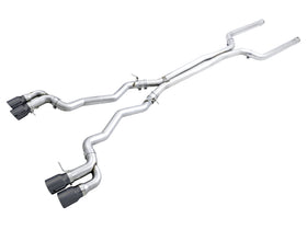 AWE Tuning 18-19 BMW M5 (F90) 4.4T AWD Cat-Back Exhaust - Track Edition (Diamond Black Tips)