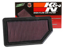 K&N Replacement Air Filter 10.625in O/S Length x 5.75in O/S Width x 1in Height-15