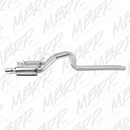 MBRP 11-14 Ford Mustang GT 5.0L Dual Split Rear Street Version T409 3in Cat Back Exhaust System-8