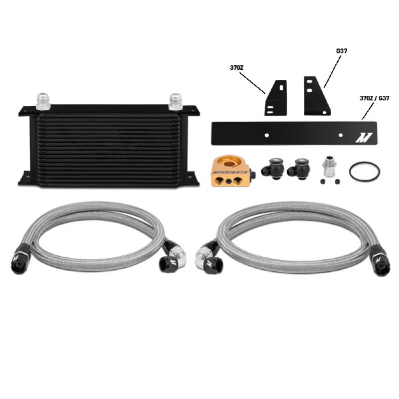 Mishimoto 09-12 Nissan 370Z / 08-12 Infiniti G37 (Coupe Only) Thermostatic Oil Cooler Kit -  Black - 0