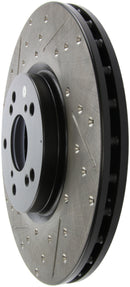 StopTech 04-08 Acura TL (Brembo Caliber) SportStop Slotted &amp; Drilled Right Front Rotor-10