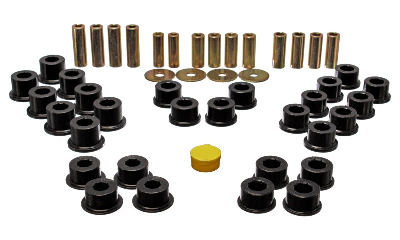 Energy Suspension 90-97 Mazda Miata Black Rear Control Arm Bushing Set - 0