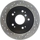 StopTech 09-10 Acura TSX / 08-10 Honda Accord Coupe/05-10 Sedan Right Rear Slotted & Drilled Rotor-10