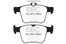 EBC 14-20 Audi S3 2.0 Turbo Redstuff Rear Brake Pads-2