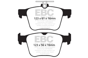 EBC 14-20 Audi S3 2.0 Turbo Redstuff Rear Brake Pads - 0
