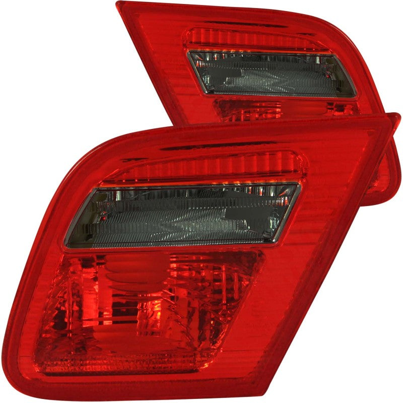 ANZO 2000-2003 BMW 3 Series E46 Taillights Red/Smoke - Inner - 0