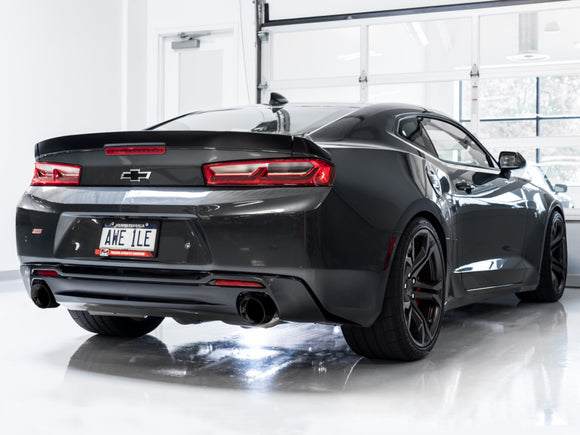 AWE Tuning 16-19 Chevrolet Camaro SS Axle-Back Exhaust - Touring Edition (Diamond Black Tips)