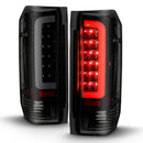 ANZO 1987-1996 Ford F-150 LED Taillights Black Housing Smoke Lens (Pair)-3
