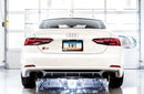 AWE Tuning Audi B9 S4 Touring Edition Exhaust - Non-Resonated (Black 102mm Tips)-2