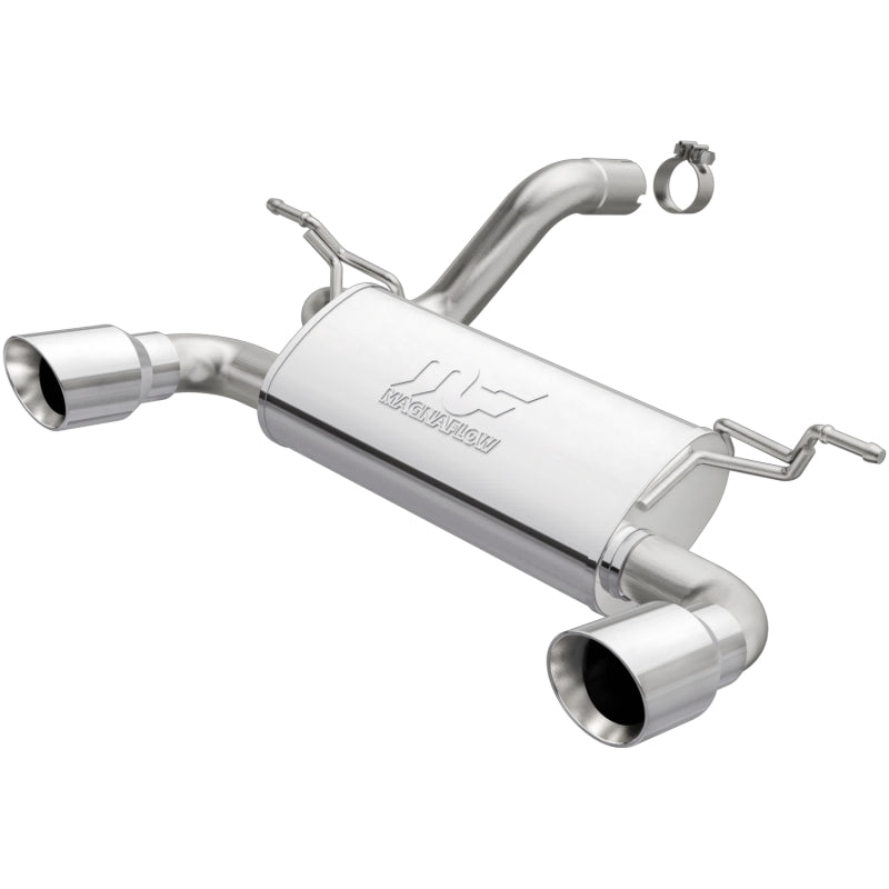 MagnaFlow 2018+ Jeep Wrangler 3.6L Dual Polished Tip Axle-Back Exhaust - 0