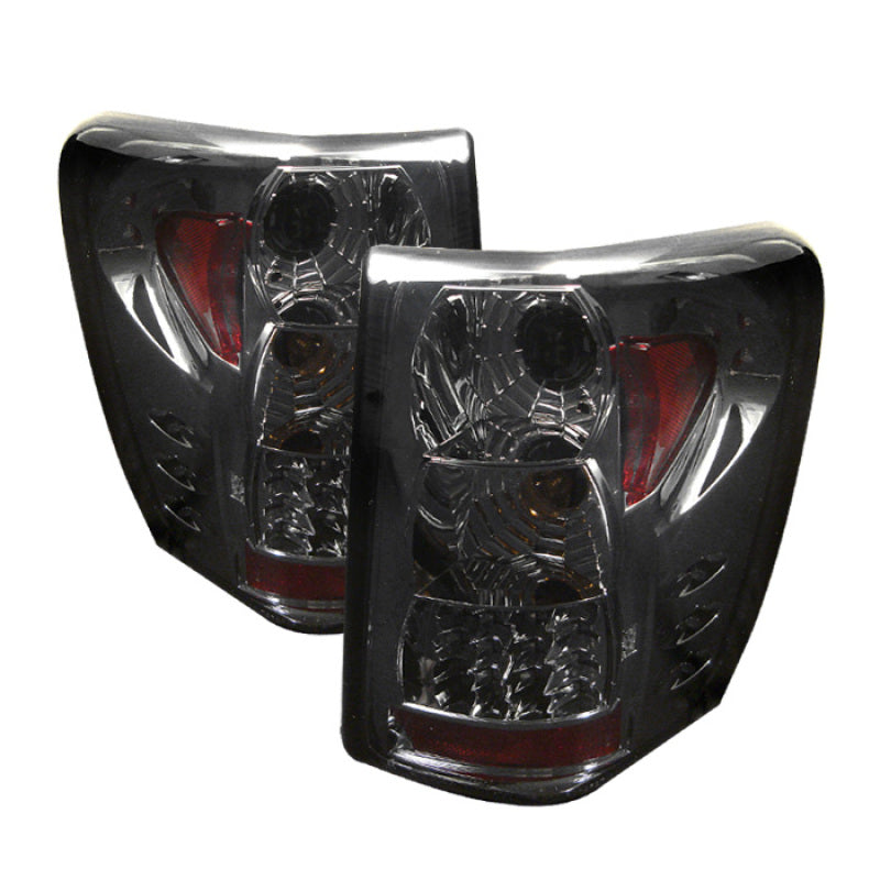 Spyder Jeep Grand Cherokee 99-04 LED Tail Lights Version 2 Smoke ALT-YD-JGC99-LED-SM-G2 - 0