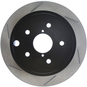 StopTech Power Slot 2015 Subaru WRX (w/o EyeSight) Rear Right Slotted Rotor - 0