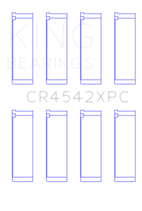 King Engine Bearings Honda K-Series pMaxKote Performance Rod Bearing Set - Size STD - 0
