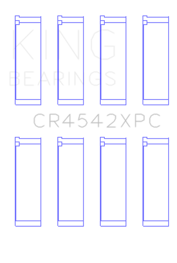 King Engine Bearings Honda K-Series pMaxKote Performance Rod Bearing Set - Size STDX - 0