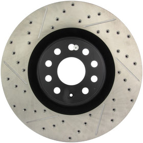 StopTech 09 VW Passat CC / 06-09 Passat Slotted & Drilled Right Front Rotor - 0