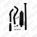 MBRP 09-14 Toyota Tacoma 4.0L EC/CC Cat-Back Single Exit AL - Black-7