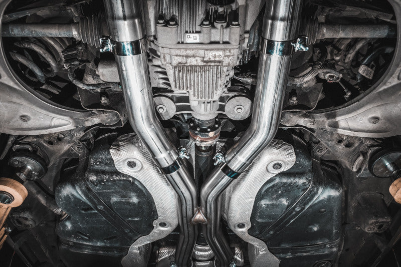 MBRP 18-23 Dodge Durango SRT 6.4L Armor Lite AL Steel 3in Cat Back Exhaust Dual Rear Exit w/ SS Tips - 0
