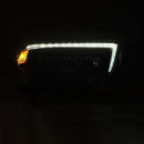 AlphaRex 10-13 Toyota 4Runner NOVA LED Proj Headlights Plank Style Alpha Black w/Seq Signal/DRL-6