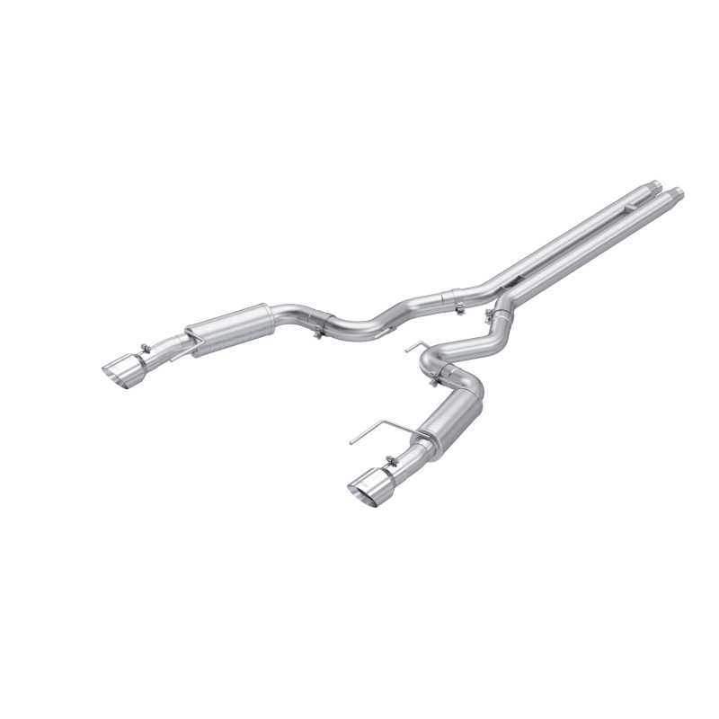MBRP 2024 Ford Mustang GT S650, 5.0L 3in Dual Split Rear Aluminized Steel - 0
