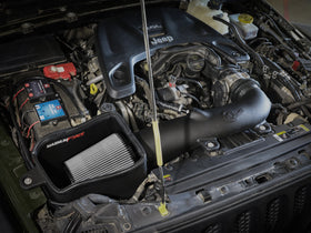 aFe Magnum FORCE Stage-2 Pro Dry S Cold Air Intake System Jeep Wrangler (JL) 18-23 V6-3.6L - 0
