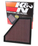 K&N Replacement Panel Air Filter 12.313in OS L x 10.313in OS W x 1.188in H for 13-14 Cadillac ATS-15