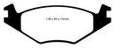 EBC 86-93 Volkswagen Cabriolet 1.8 Redstuff Front Brake Pads-4