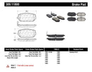 StopTech OE Fit Rear Sport Brake Pads-3